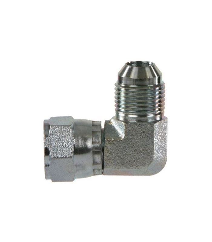 FIXED MALE ELBOW LOOSE NUT JIC