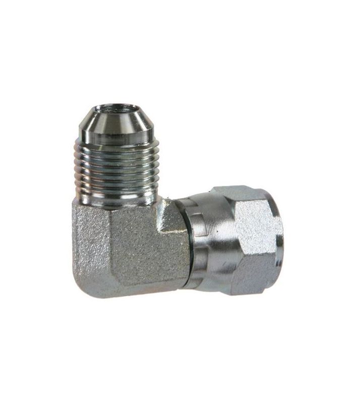 FIXED MALE ELBOW LOOSE NUT JIC