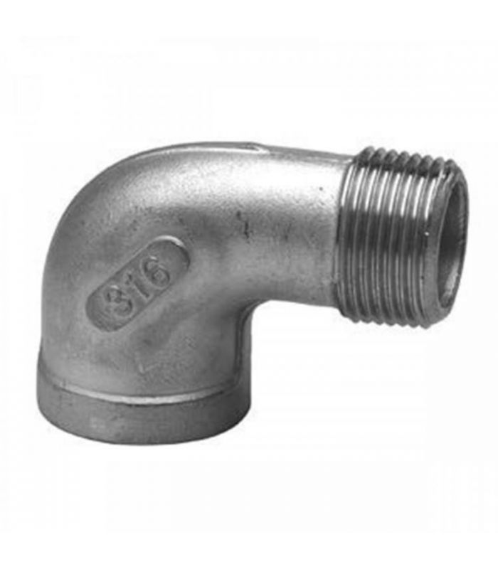 FIG. 92 COUDE MÂLE FEMELLE INOX 316