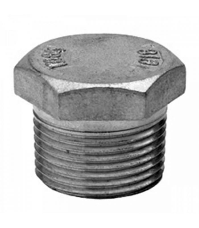 FIG 290 TAPÓN MACHO INOX 316