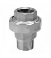 FIG. 341 Raccordo conico maschio-femmina a 3 pezzi in acciaio inox 316