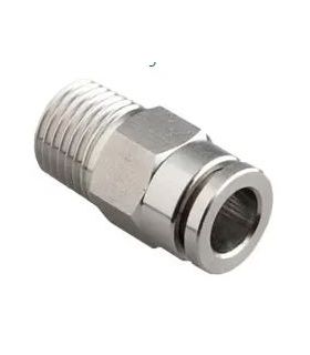 INSTANT UNION STRAIGHT STAINLESS STEEL CONICAL THREAD TUBE