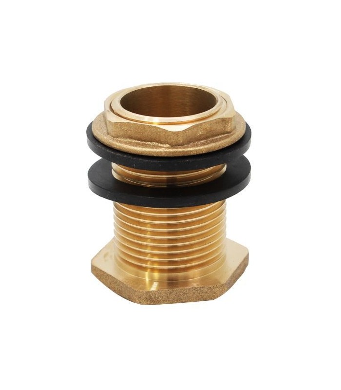 BRASS WALL GUTTER WITH GASKET AND NUT | Buy online at the best price.