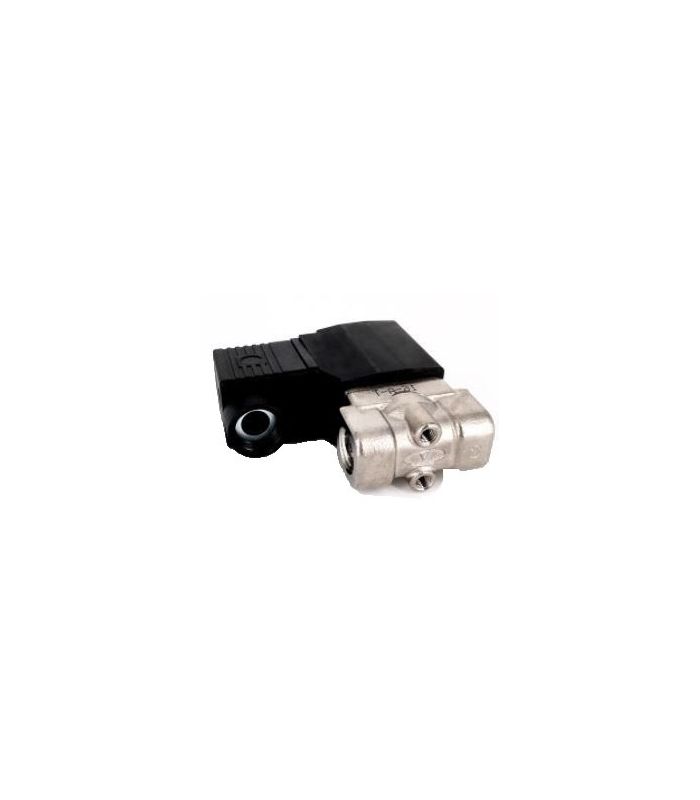 Válvula solenoide de ação direta 2/2 NO. Aberta em aço inoxidável