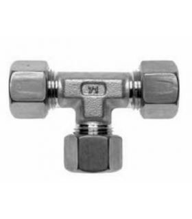 Raccord en T en acier inoxydable DIN 2353 S