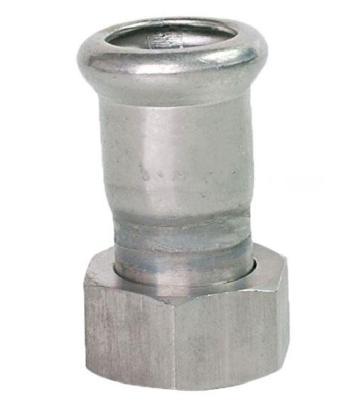 UNION TUBO ROSCA HEMBRA GIRATORIA PRESS INOX