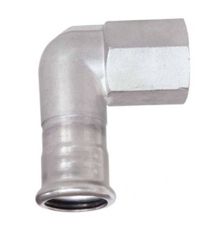 CODO TUBO 90º HEMBRA PRESS INOX