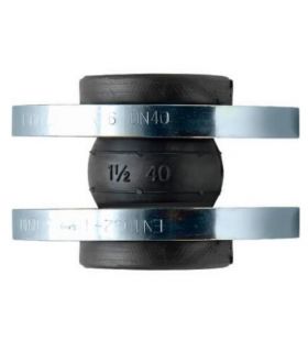 EXPANSION SLEEVE WITH GALVANIZED FLANGES