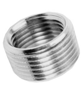 BSPP CYLINDRICAL REDUCTION NICKEL PLATED BRASS