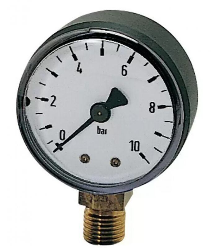 MANOMETRO PER VUOTO Ø50 FILETTO LATERALE 1/8" A SECCO