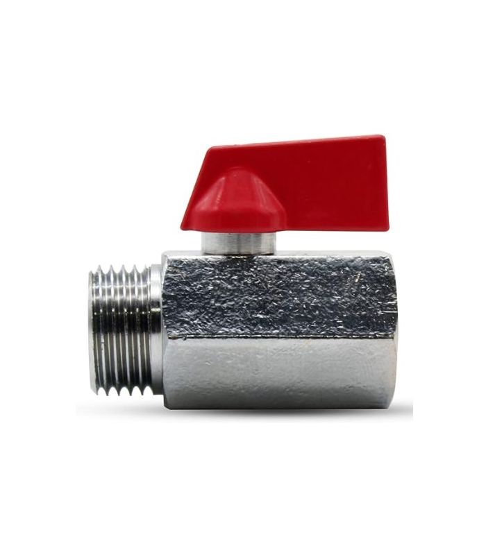 MINI VANNE À BILLE EN LAITON PN-16 MÂLE-FEMELLE