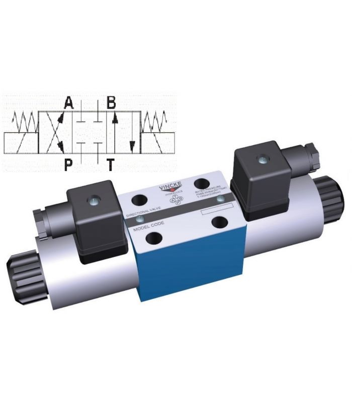SOLENOID VALVE NG-6 4/3 CLOSED CENTER