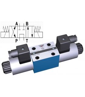 ELECTROVALVULA NG-10 4/3 CENTRO P-T