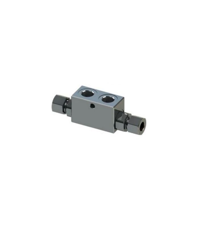 DOUBLE TUBE PILOTED NON-RETURN VALVE 12