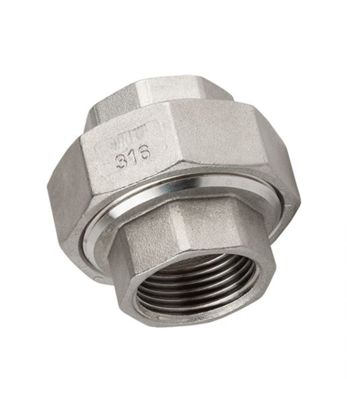 FIG 340 ENLACE 3 PIEZAS HEMBRA INOX 316