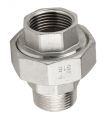 FIG. 341 Raccordo conico maschio-femmina a 3 pezzi in acciaio inox 316