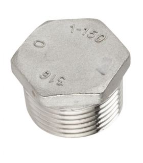 FIG 290 EDELSTAHL 316 MÄNNLICHER STECKER