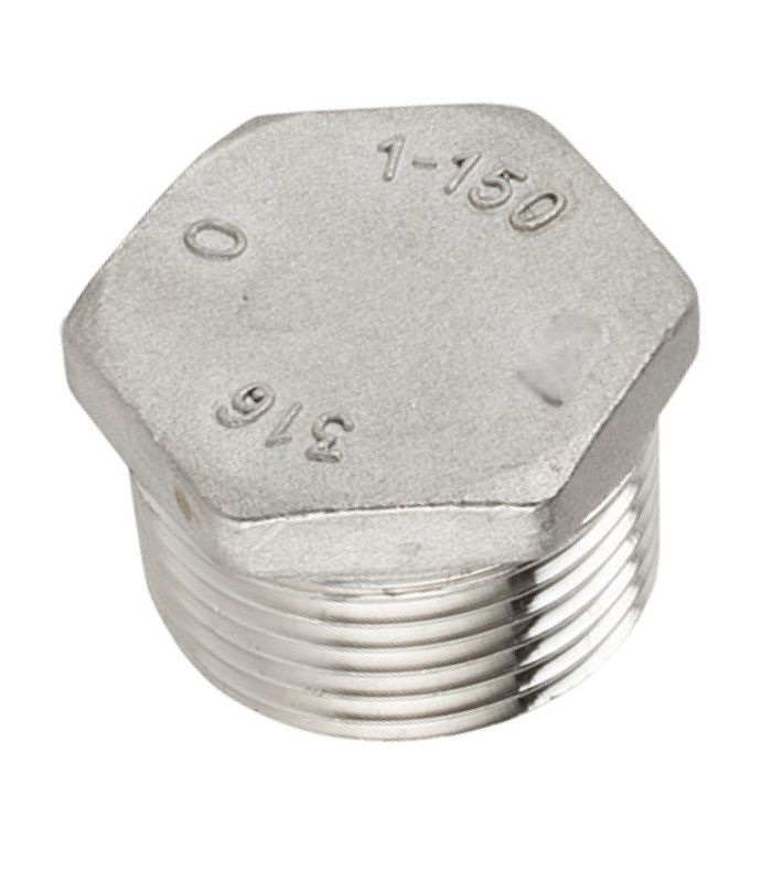 FIG 290 FICHE MÂLE EN ACIER INOXYDABLE 316