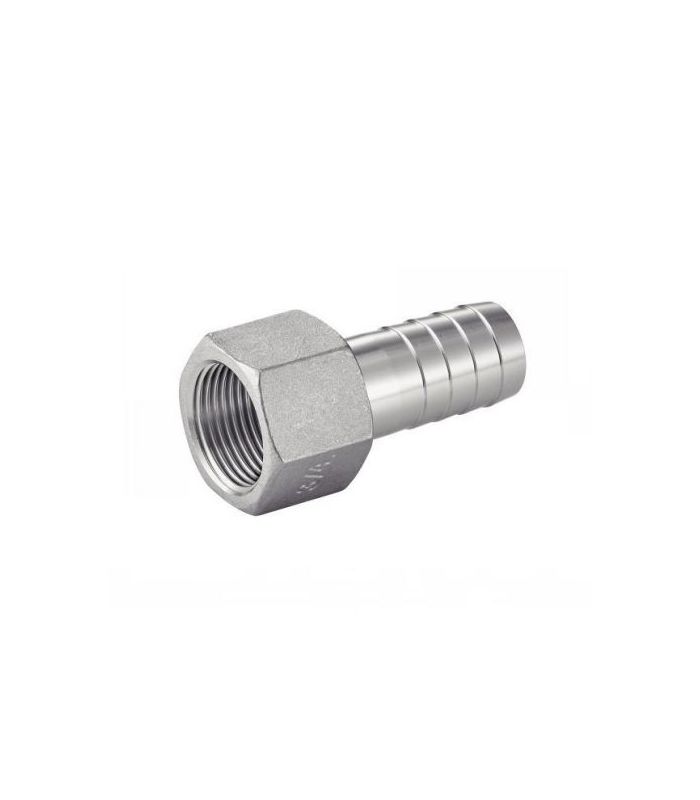 FIG 599 ENTRONQUE HEMBRA MANGUERA INOX 316