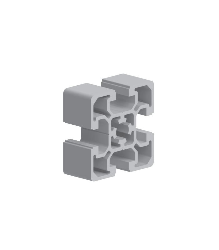 PERFIL DE ALUMINIO 50x50 ESTRUCTURAL LIGERO