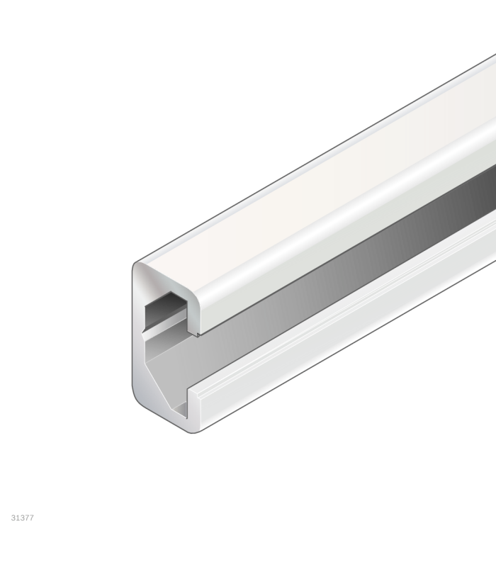 Leichtes Aluminium-Strukturprofil 11x20 | Zuschnitt nach Maß