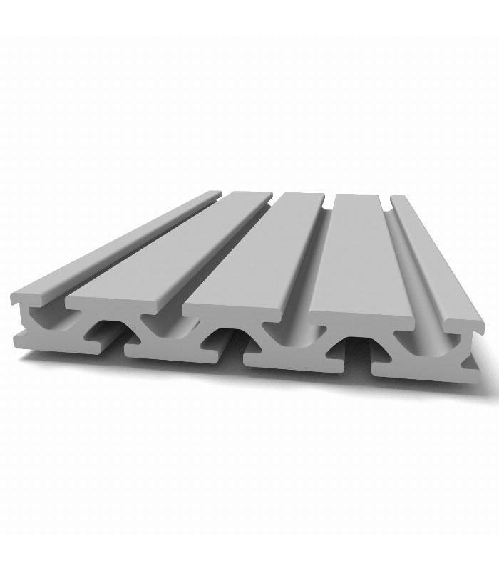 PLACA DE ALUMINIO 18X180 1 Mt