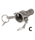 CAMLOCK C AÇO INOXIDÁVEL