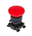 Red Mushroom Safety Push Button Ø40 with Lock | Buy online