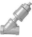 Angle seat valve, normally closed, stainless steel | Buy online at a good price