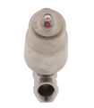 Angle seat valve, normally closed, stainless steel | Buy online at a good price