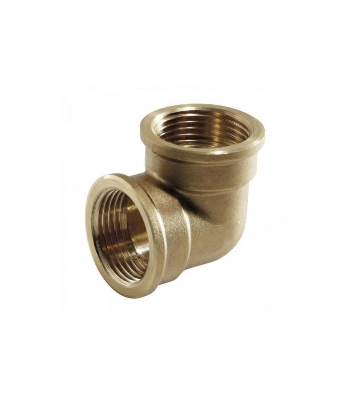 90º FEMALE-FEMALE BRASS ELBOW