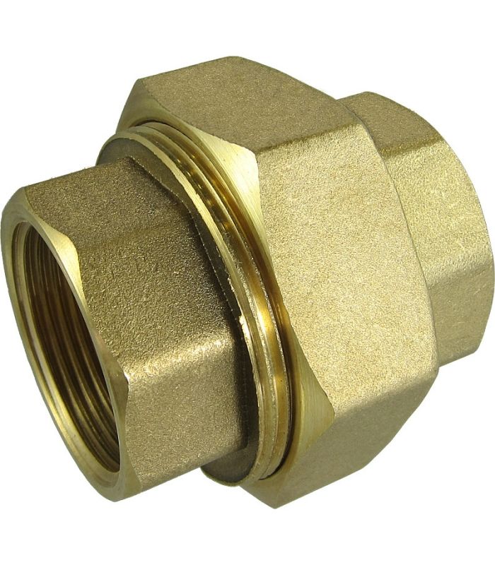 COLLEGAMENTO IN OTTONE FEMMINA-FEMMINA A 3 PEZZI