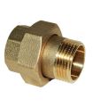 RACCORDO IN OTTONE MASCHIO-FEMMINA A 3 PEZZI