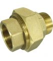 CONECTOR DE LATÃO MACHO-FÊMEA DE 3 PEÇAS