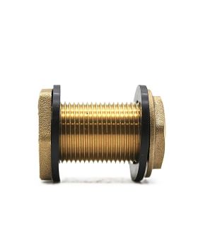 BULKHEAD WITH GASKET AND BRASS NUT