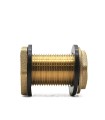 BRASS WALL GUTTER WITH GASKET AND NUT | Buy online at the best price.