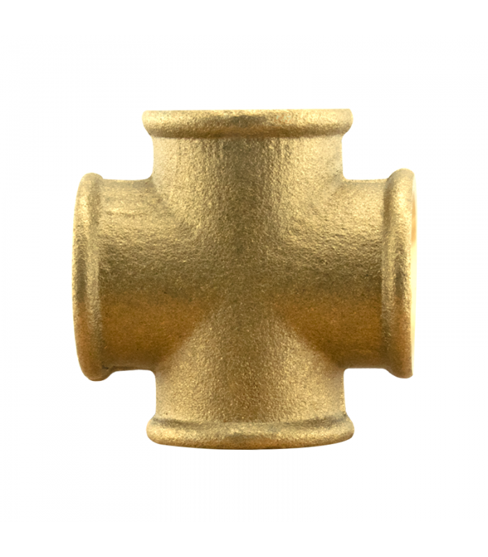 CROIX FÉMININE EN LAITON
