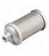 SILENCER WITH SOUND ABSORBING FIBER
