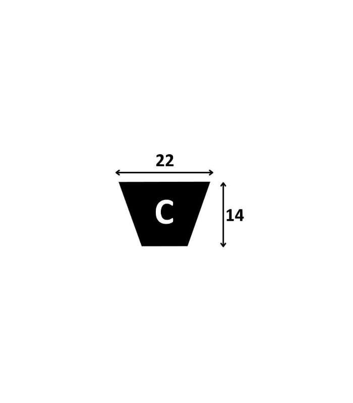 CINTURÃO TRAPEZOIDAL C