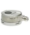 PRESSURE GAUGE Ø63 SIDE THREAD 1/4" WITH STAINLESS STEEL GLYCERIN