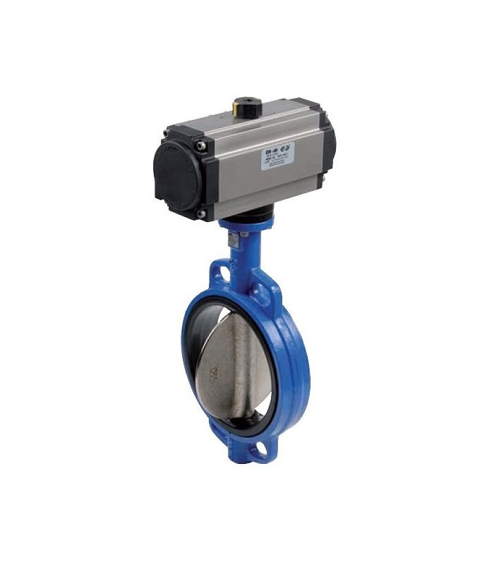 VALVULA DE MARIPOSA WAFER DISCO INOX DOBLE EFECTO