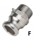 CAMLOCK F MÂLE NPT FIL MÂLE