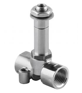ÉLECTROVANNE 3/2" FERMÉE 1/8" ACIER INOXYDABLE À COMMANDE DIRECTE