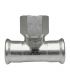 PRESSA TUBO FEMMINA CENTRALE INOX