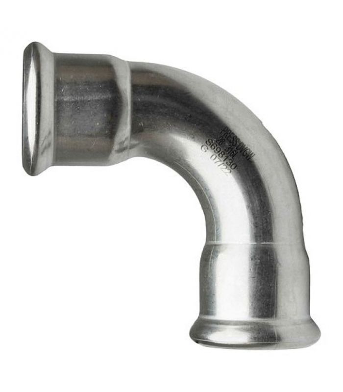 PRESSÃO CURVA 90º H-H INOX