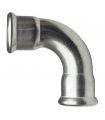 CURVA 90º H-H PRESS INOX