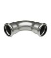 CURVA 90º H-H PRESS INOX