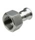 UNIÓN TUBO ROSCA HEMBRA PRESS INOX