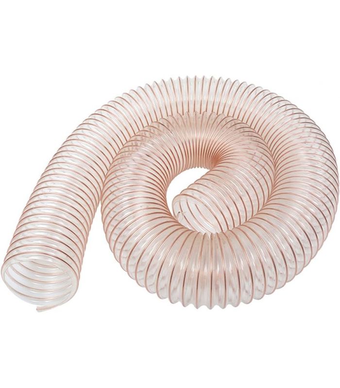 POLYURETHANE HOSE WITH COPPER-PLATED STEEL SPIRAL, MEDIUM THICKNESS