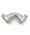 CODO 90º DIN-11851 HEMBRA-HEMBRA INOX